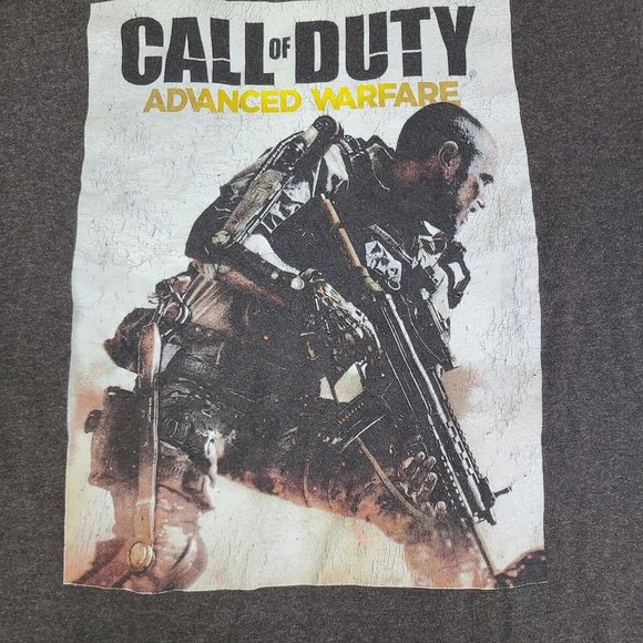 Call Of Duty Advanced Warfare T-Shirt 2014 Mens Large Short Sleeve - Picture 2 of 6